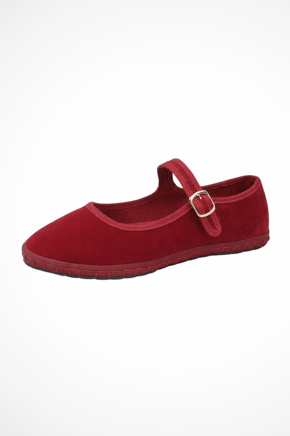 Arch Support Mary Jane Ballet Flats for Women - Round Toe with Buckle Strap 1