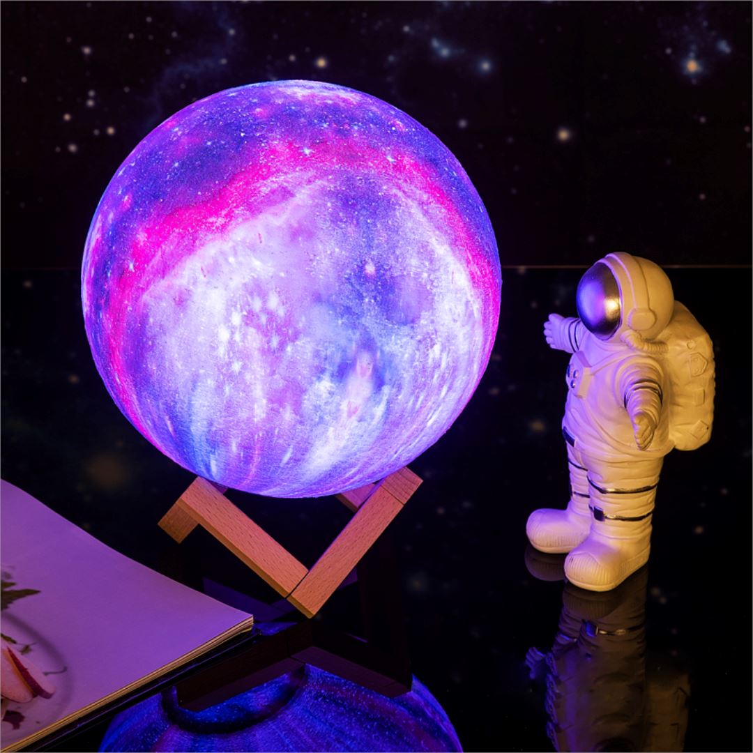 Asteria | Lampe lunaire 3D sans fil 3