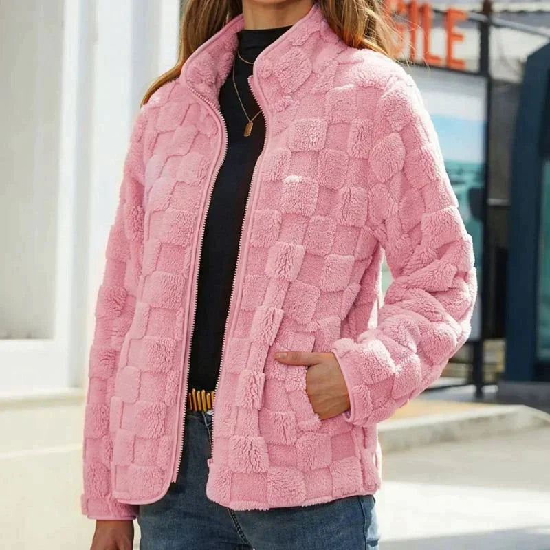 Nikki | Short and stylish fleece jacket for a trendy look