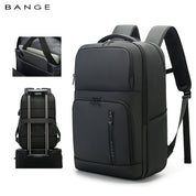 BANGE Nouveau sac à dos d'école de commerce imperméable et organisé 1