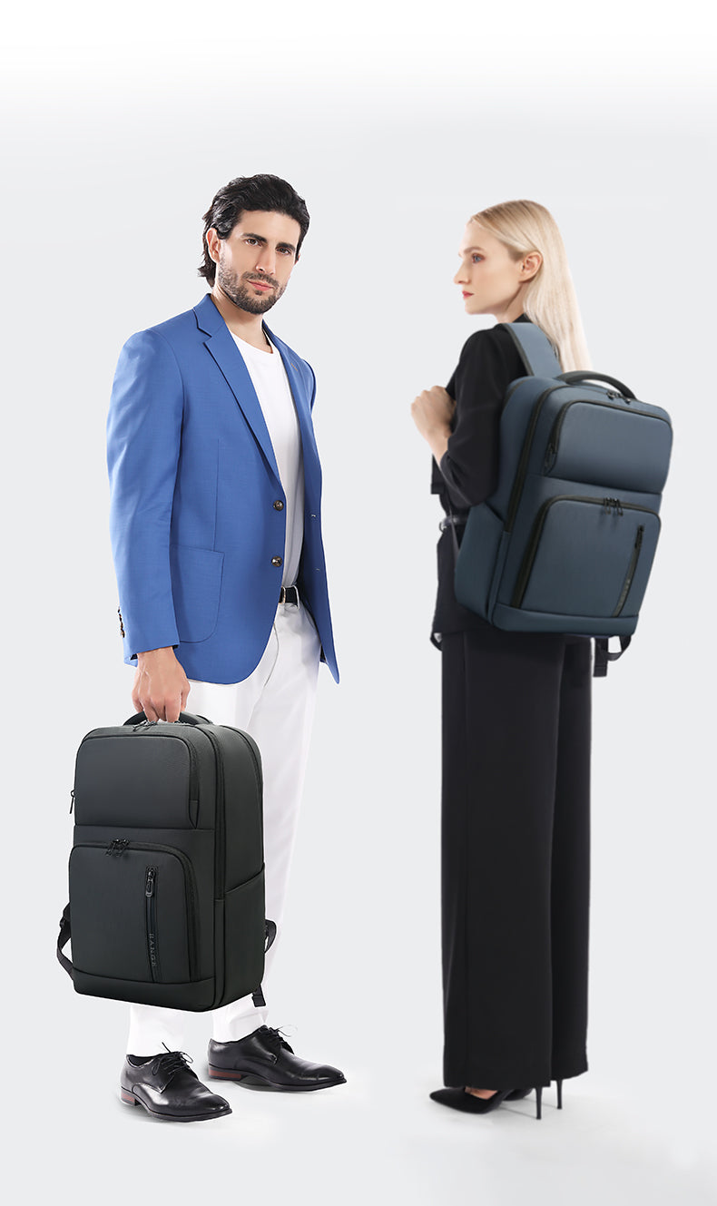 BANGE Nouveau sac à dos d'école de commerce imperméable et organisé 3