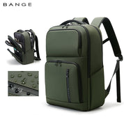 BANGE Nouveau sac à dos d'école de commerce imperméable et organisé 9