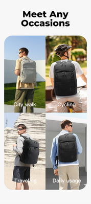 BANGE Nouveau sac à dos de voyage imperméable, souple et léger pour étudiant, décontracté, pour ordinateur portable 2