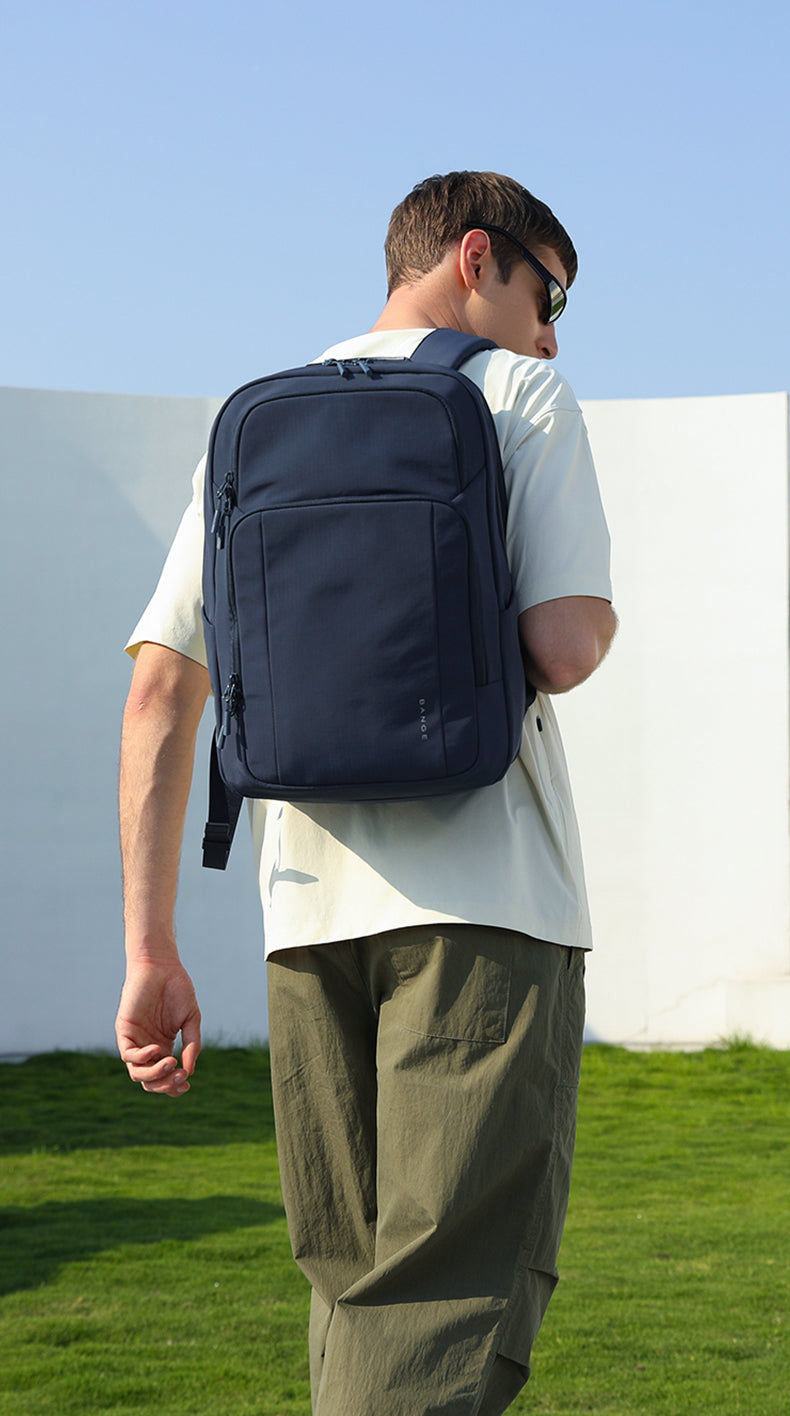 BANGE Nouveau sac à dos de voyage imperméable, souple et léger pour étudiant, décontracté, pour ordinateur portable 6