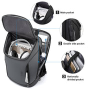 BANGE Nouveau sac à dos pour ordinateur portable 15,6 pouces pour hommes et femmes 8