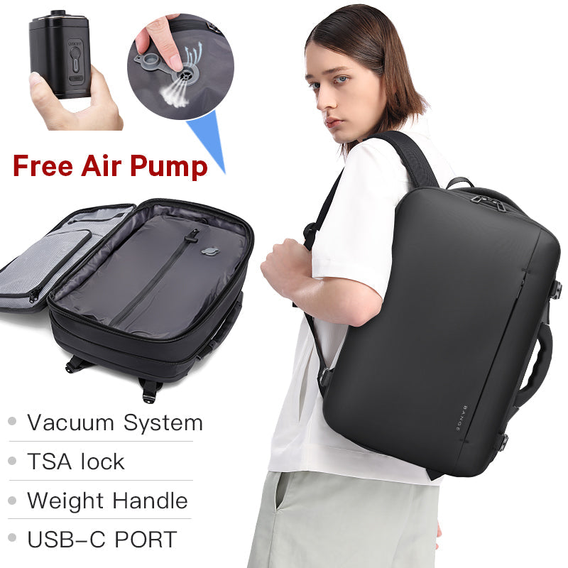 BANGE Sac à dos étanche pour ordinateur portable 50 L avec serrure TSA et port USB 1