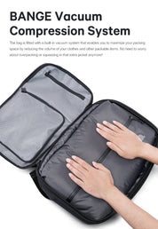 BANGE Sac à dos étanche pour ordinateur portable 50 L avec serrure TSA et port USB 2
