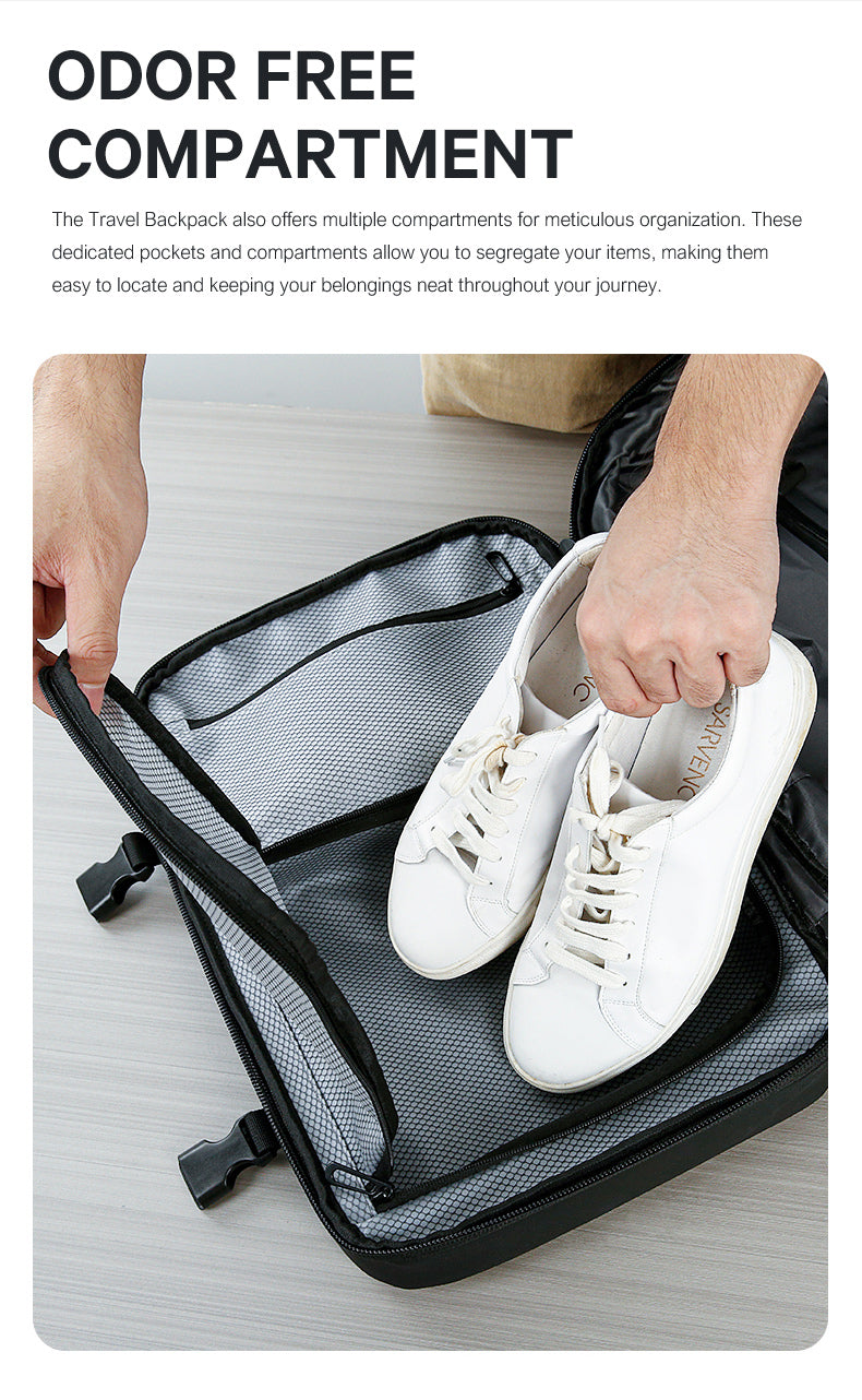BANGE Sac à dos étanche pour ordinateur portable 50 L avec serrure TSA et port USB 4