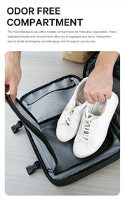 BANGE Sac à dos étanche pour ordinateur portable 50 L avec serrure TSA et port USB 4