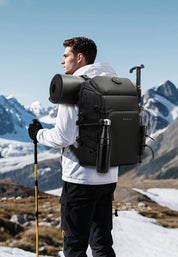 BANGE – Sac à dos pour ordinateur portable 17 pouces, grande capacité, étanche, pour randonnée en plein air, pour homme, offre spéciale 3