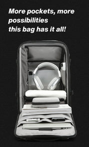 BANGE – Sac à dos pour ordinateur portable 17 pouces, grande capacité, étanche, pour randonnée en plein air, pour homme, offre spéciale 4
