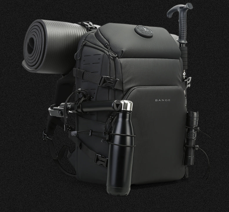 BANGE – Sac à dos pour ordinateur portable 17 pouces, grande capacité, étanche, pour randonnée en plein air, pour homme, offre spéciale 6