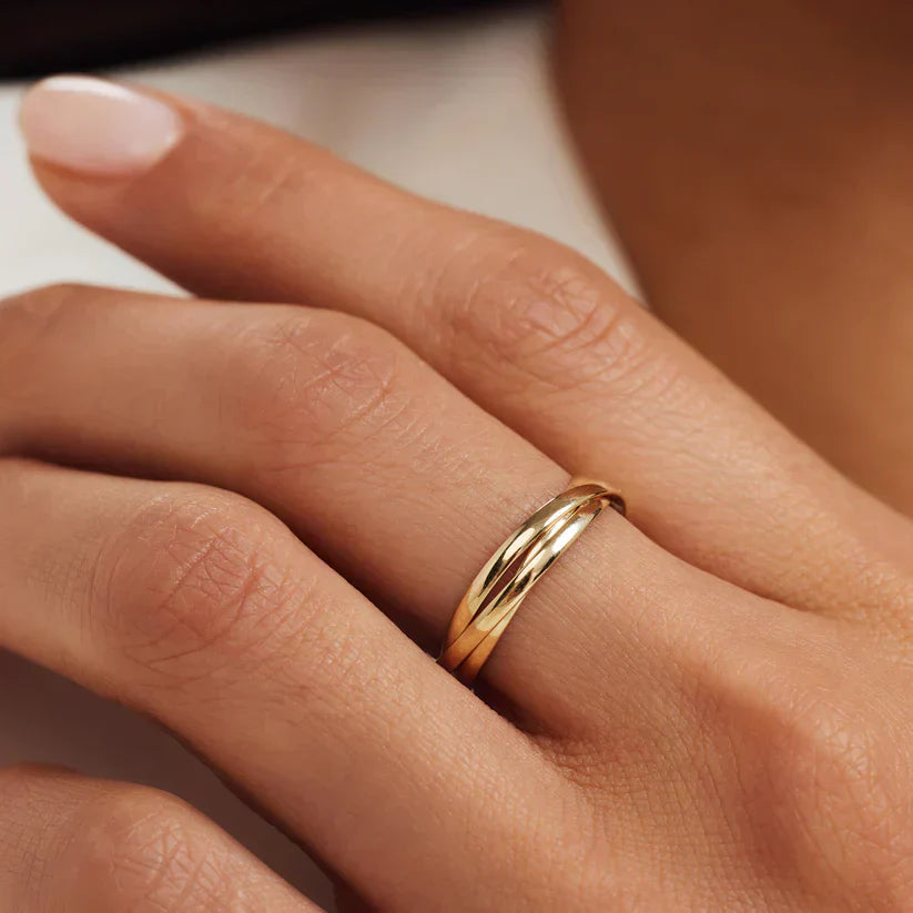 Bague Trielle en or de haute qualité – Un bijou élégant pour toutes les occasions 2