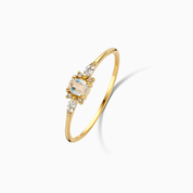 Bague élégante en pierre de lune – Bijou classique de haute qualité 1