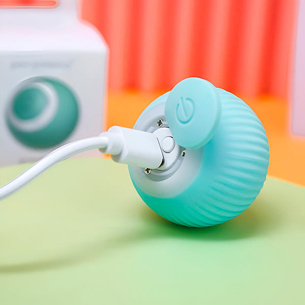 Balle interactive pour animaux de compagnie, roule automatiquement 7