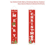Bannières de porte à suspendre pour Joyeux Noël 14