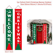 Bannières de porte à suspendre pour Joyeux Noël 4