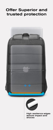 Best-seller BANGE : Sac à dos fin et étanche pour ordinateur portable 15,6 pouces, idéal pour le travail et l'école 7
