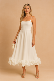 Blouse Femme Boho Élégante en Tissu Léger avec Volants 2