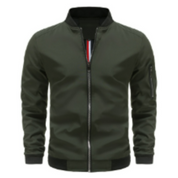 Blouson aviateur classique zippé pour homme 4