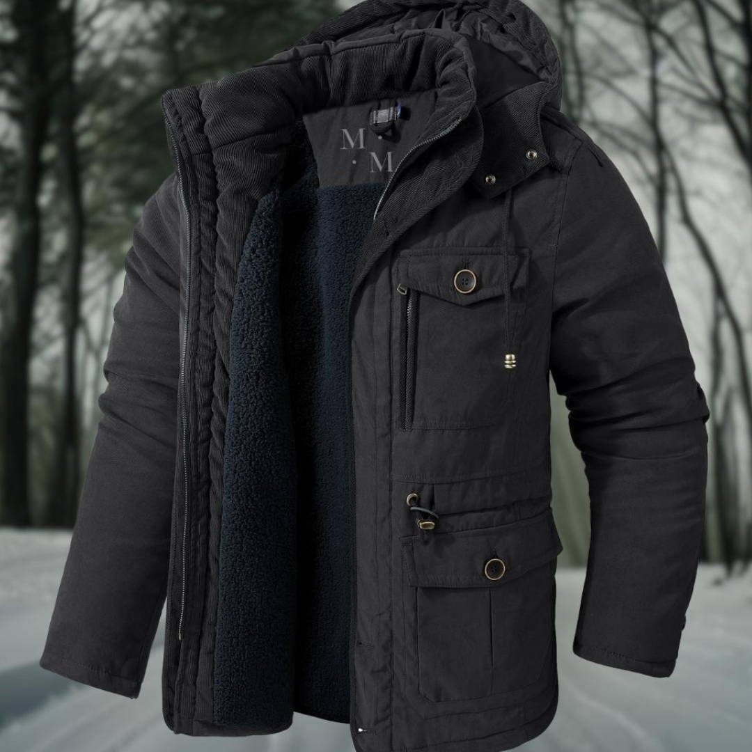 Blouson aviateur d'hiver zippé pour homme | Classique 0
