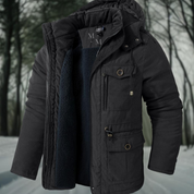 Blouson aviateur d'hiver zippé pour homme | Classique 0