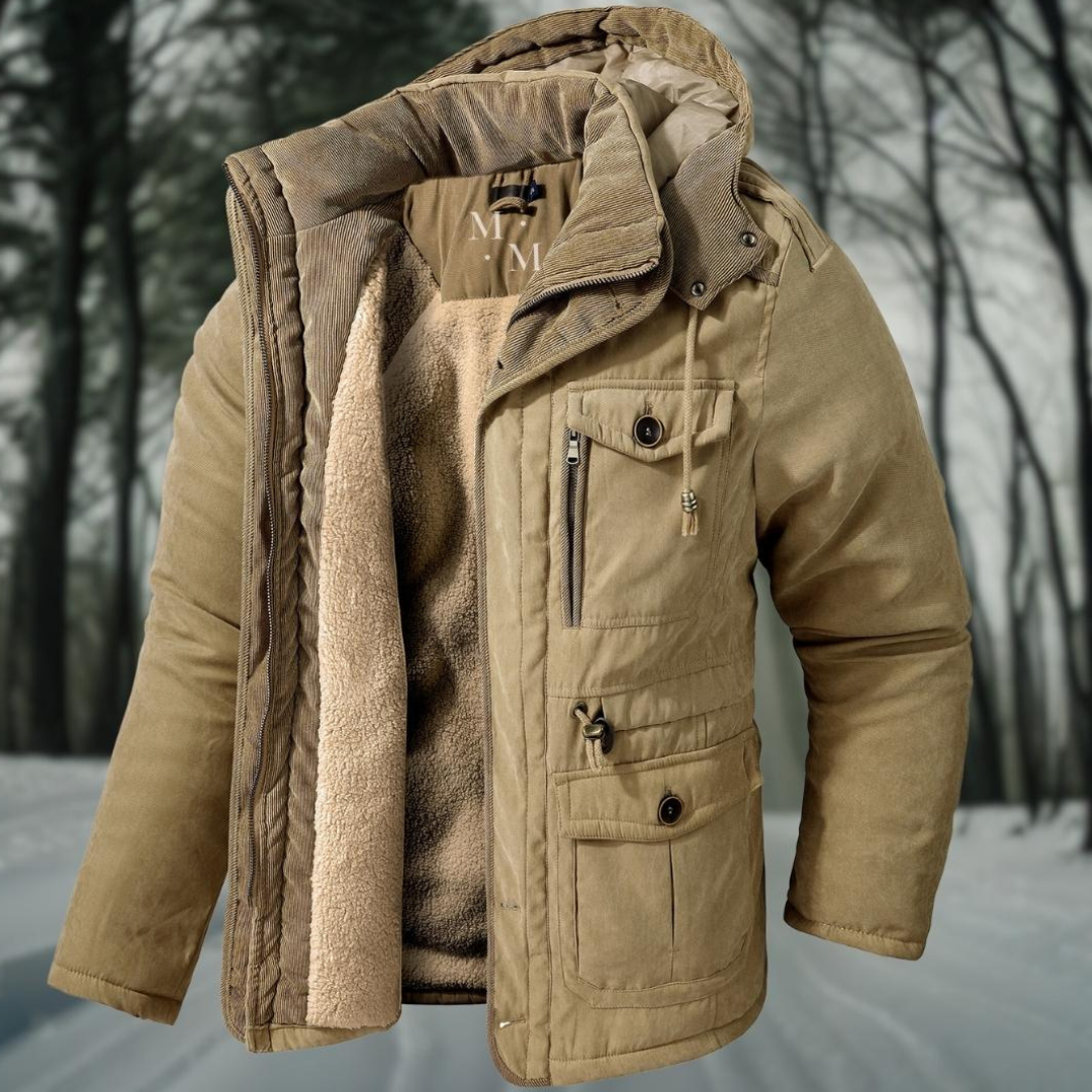Blouson aviateur d'hiver zippé pour homme | Classique 2