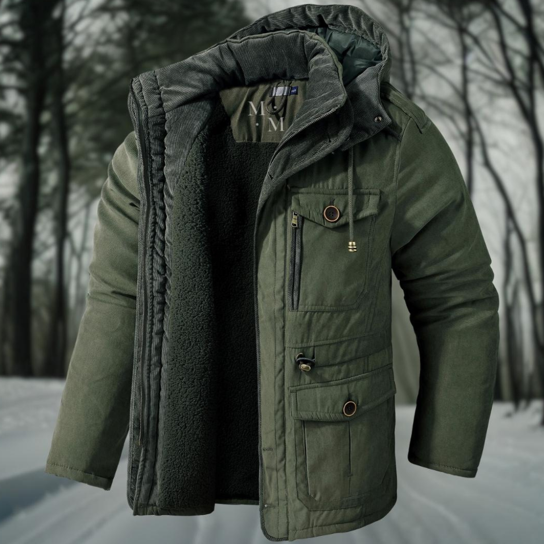 Blouson aviateur d'hiver zippé pour homme | Classique 3