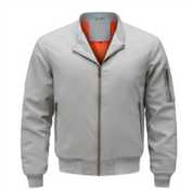 Blouson aviateur zippé pour homme | Chaud 2