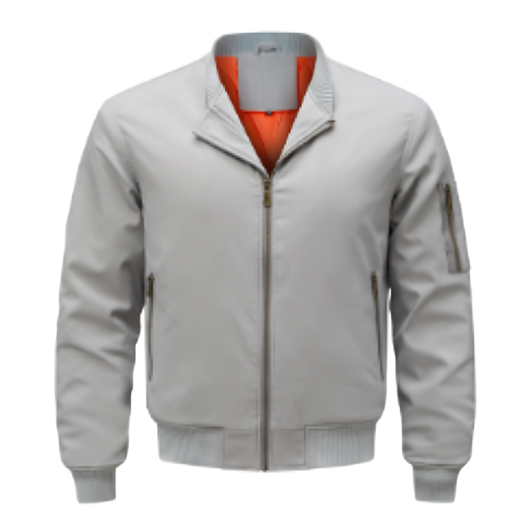 Blouson aviateur zippé pour homme | Chaud 2
