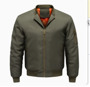 Blouson aviateur zippé pour homme | Chaud 5