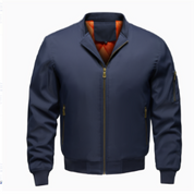 Blouson aviateur zippé pour homme | Chaud 6