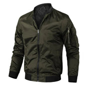Blouson aviateur zippé pour homme | Décontracté 0
