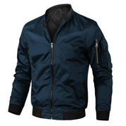 Blouson aviateur zippé pour homme | Décontracté 2