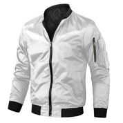 Blouson aviateur zippé pour homme | Décontracté 3