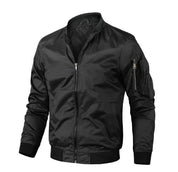 Blouson aviateur zippé pour homme | Décontracté 4
