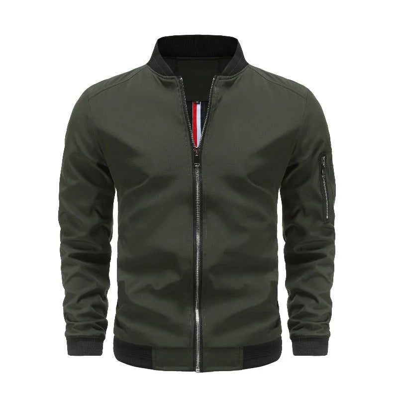 Blouson aviateur zippé pour homme | Hiver 4