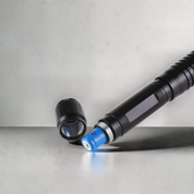 Blue bleu haute puissance laser tactique - lampes de poche de qualité militaire 3