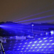 Blue bleu haute puissance laser tactique - lampes de poche de qualité militaire 4