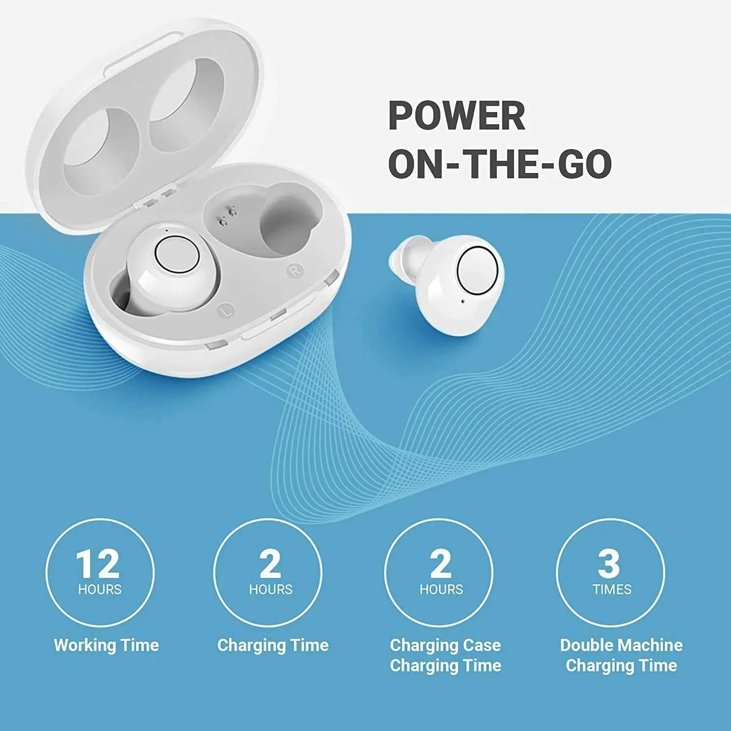 Bluetooth auditif des aides avec le contrôle de l'application - conception compacte rechargeable pour une clarté améliorée et plusieurs modes d'audience 3