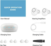 Bluetooth auditif des aides avec le contrôle de l'application - conception compacte rechargeable pour une clarté améliorée et plusieurs modes d'audience 4