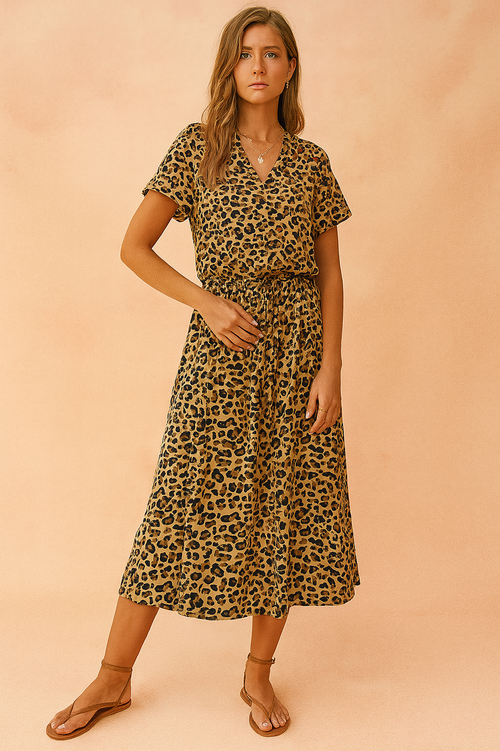 Boho Midi Dress for Women | Summer Casual Elegance 6