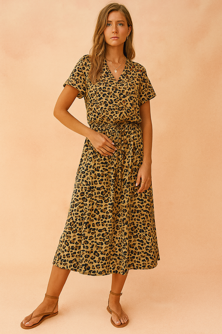 Boho Midi Dress for Women | Summer Casual Elegance 6