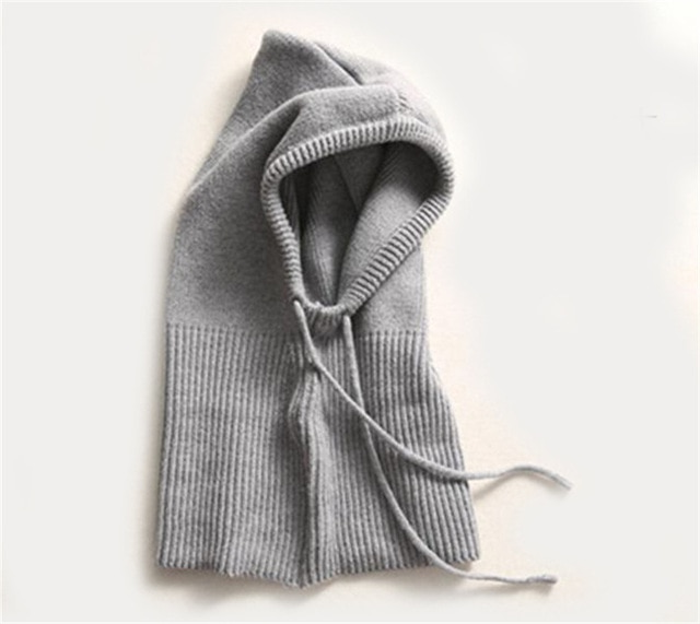 Bonnet d'hiver tricoté en cachemire 2