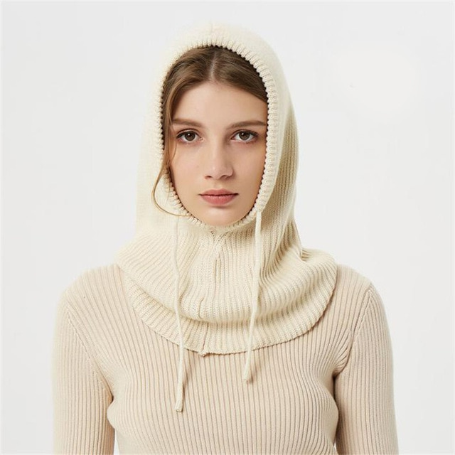 Bonnet d'hiver tricoté en cachemire 5