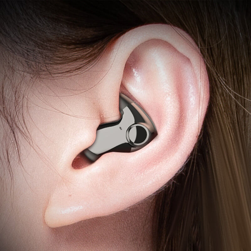 Bouchons d'oreille Bluetooth imperméables avec réduction du bruit - Écouteurs de sommeil sans fil légers pour un repos confortable 0