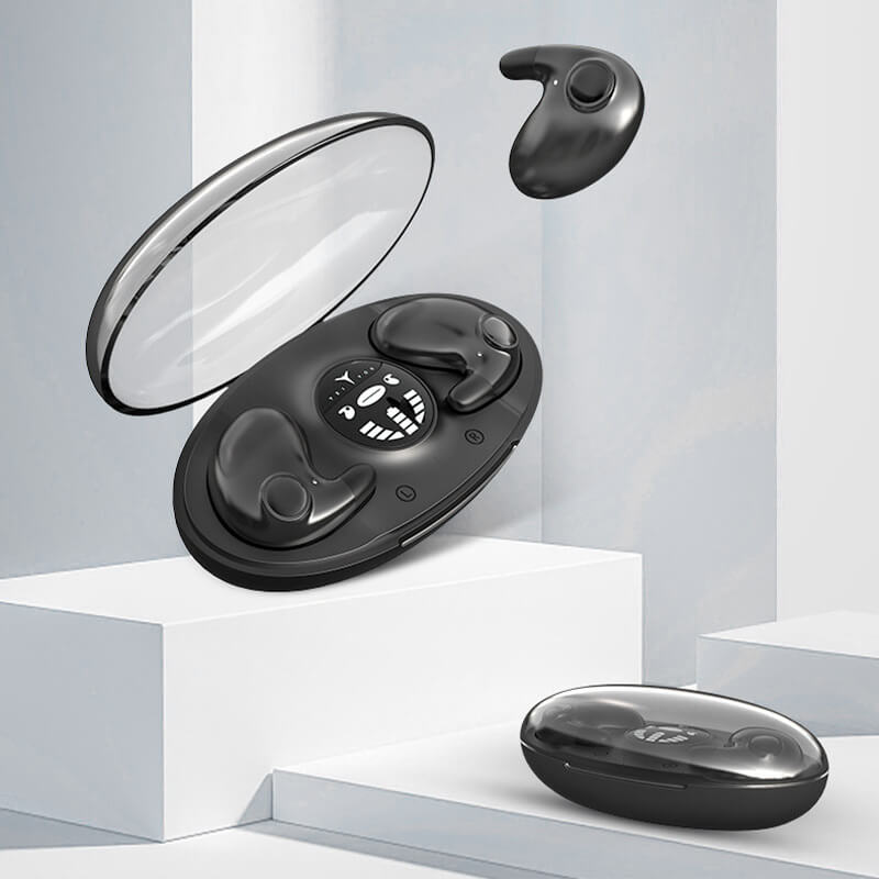 Bouchons d'oreille Bluetooth imperméables avec réduction du bruit - Écouteurs de sommeil sans fil légers pour un repos confortable 5