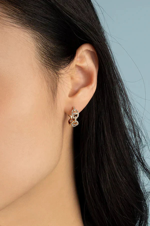 Boucles d'oreilles élégantes en or, de style moderne – parfaites pour toutes les occasions 3