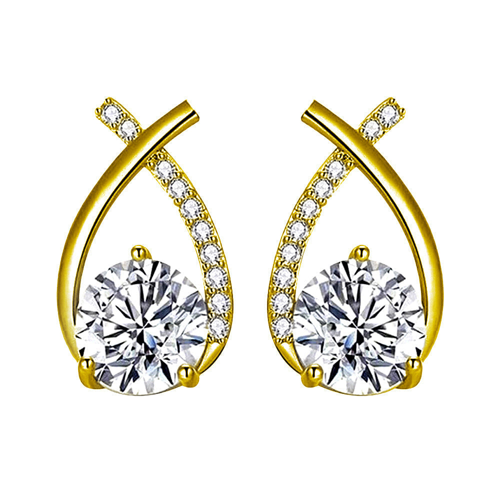 Boucles d'oreilles élégantes en or au design moderne – parfaites pour toutes les occasions 0