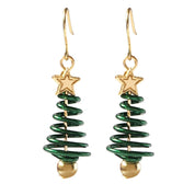 Boucles d'oreilles en forme de sapin de Noël pour femmes 0
